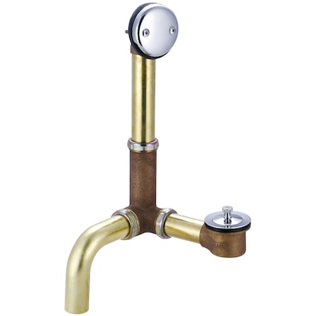Central Brass Multi-Tub Centralift Lift & Turn Drain in Chrome 1645-S